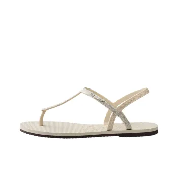 Havaianas Paraty Glitter Sandals Beach Sandals Women's Beige