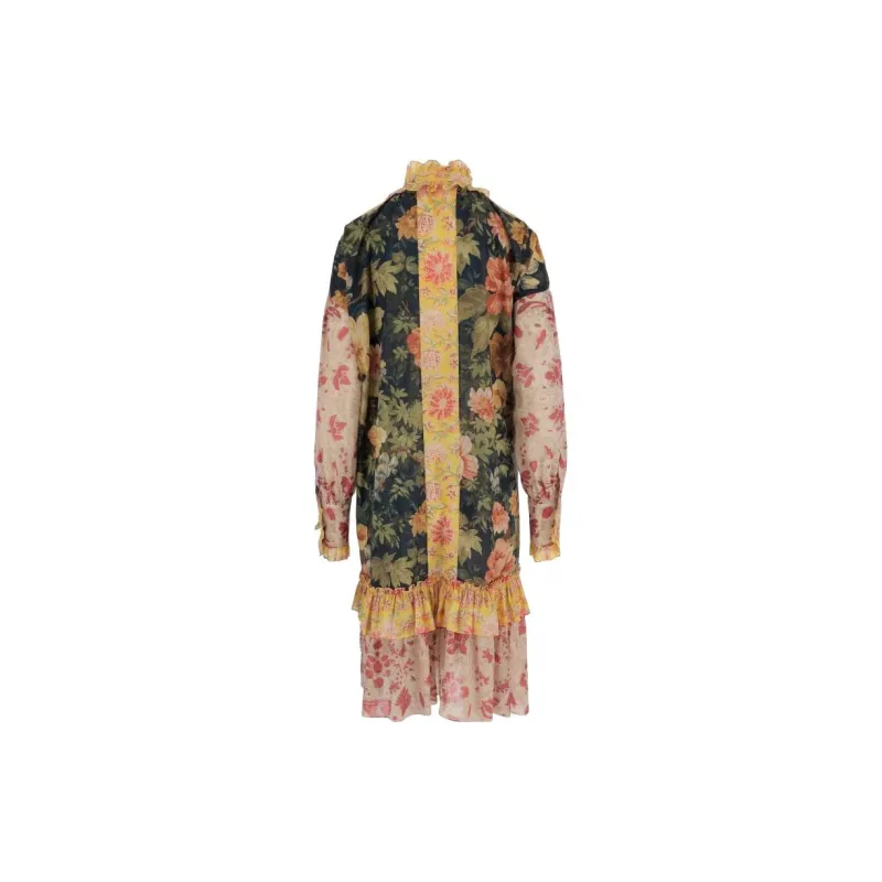 Valentino SS25 Long-Sleeved Dresses Women's Multicolor-1