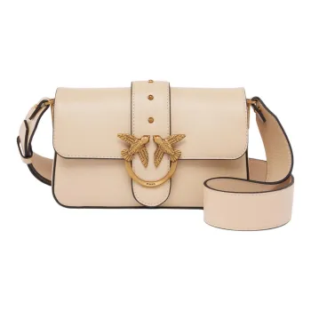 PINKO Love Birds Buckled Mini Shoulder Bag
