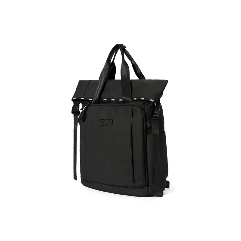 MESUCA MARVEL Collaboration MARVEL Fabric Backpack Unisex Black-1