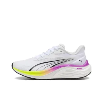 PUMA Electrify Nitro 4 Anti Slip Wear Resistant Low Top Running Shoes Women's White