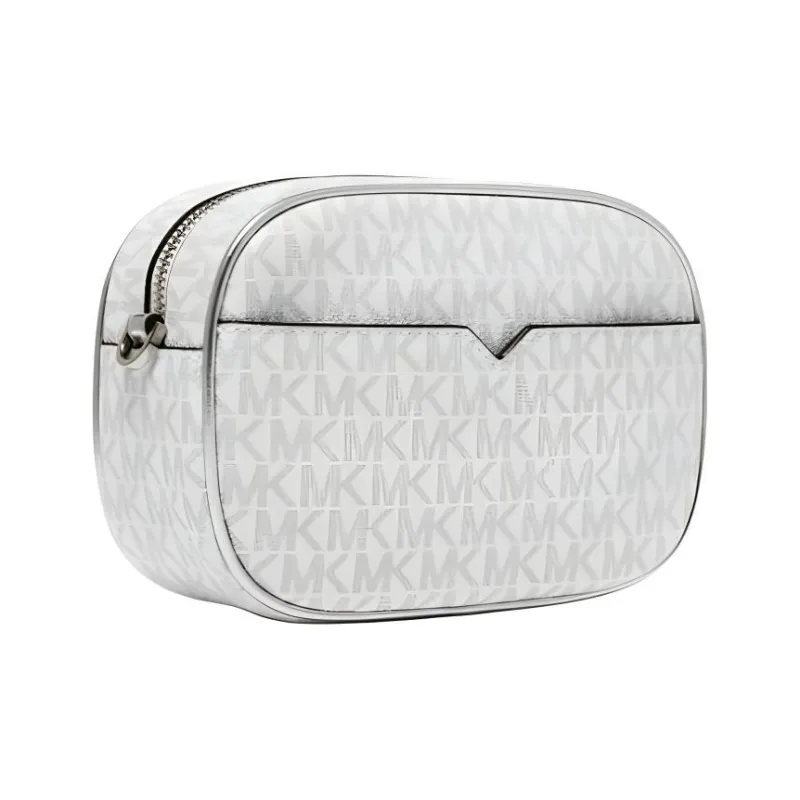 MICHAEL KORS Jet Set Leather Camera Bag Shoulder Bag Crossbody Bag Women's White-1