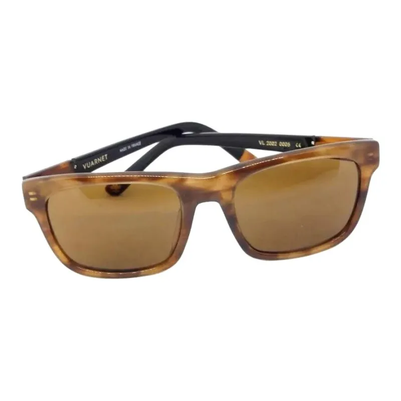 Vuarnet Acetate Plastic Rectangular Sunglasses Men's Tortoiseshell-7