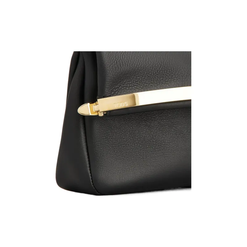 TOD'S Logo Debossed Flap Bag-5