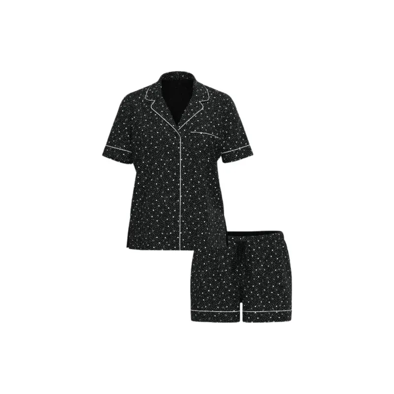 Victoria's Secret Pajama Set Women's Black-0
