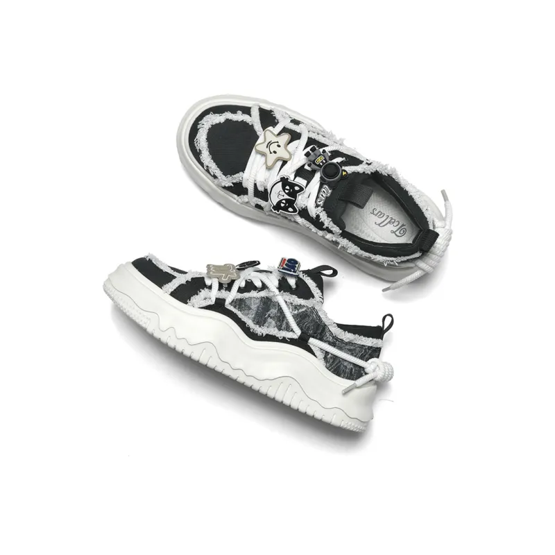 TCELLARS Abrasion Resistant Lightweight Breathable Height Increasing Low Top Skateboard Shoes Unisex-15