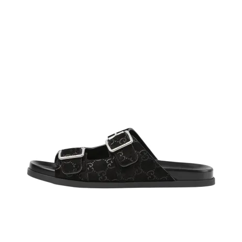 GUCCI Slide Slippers Men's Black