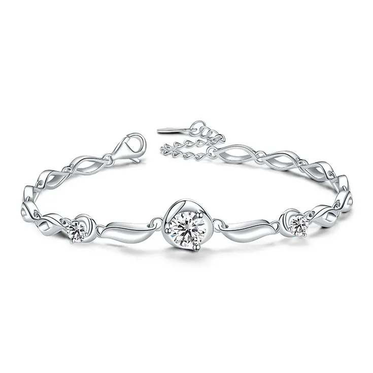 GOOUI S925 Silver Bracelets Women's-0