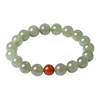 Oriental Jade Hetian Jade Bracelets White Jade/Pale Greenish White Jade Women's