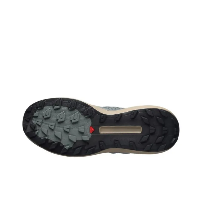SALOMON GENESIS Anti Slip Wear Resistant Low Top Outdoor Shoes Unisex Gray Black-4