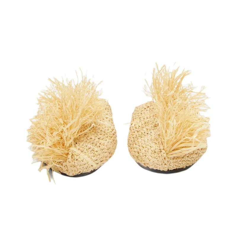 JIL SANDER Wrap toe Slippers Women's Yellow-4