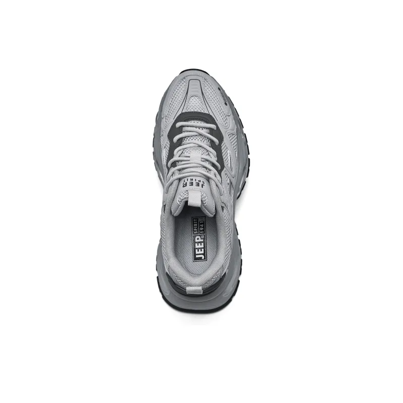 JEEP SPIRIT Chunky Sneakers Men Low Top Gray-4