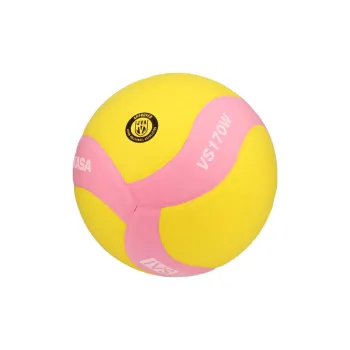 MIKASA Size 5 Ball Volleyball Unisex Yellow/Pink