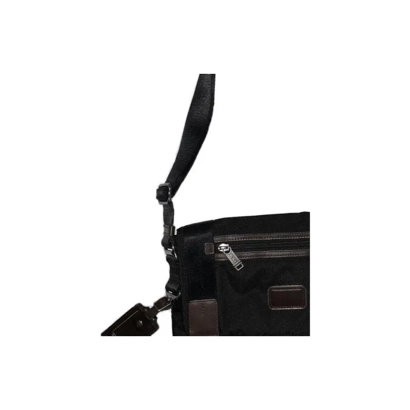 TUMI Alpha Bravo Nylon Messenger Bag Shoulder Bag Crossbody Bag Unisex Black-4