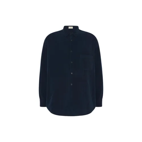 THE ROW Shirts Men Dark Blue