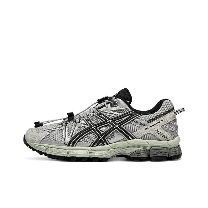 Asics Gel Kahana 8 FL Anti Slip Wear Resistant Low Top Running Shoes Women's Silver Gray-0