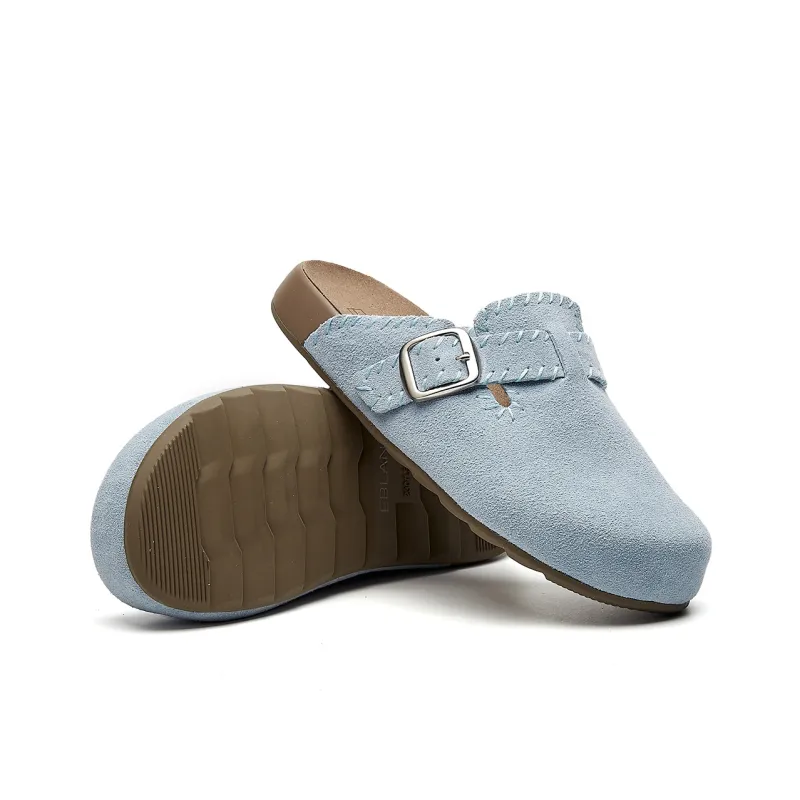 EBLAN Rubber Sole Odor-Resistant Wrap-toe Slippers Women's-6