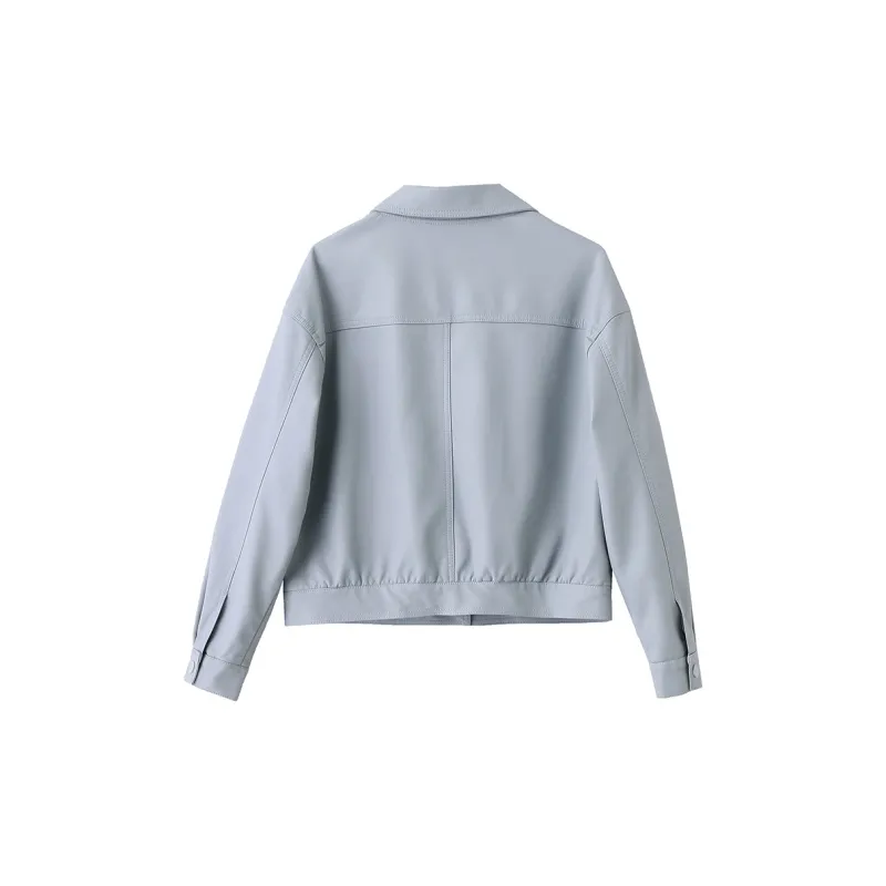 Yi Mengyuan Leather Jacket Women's-1