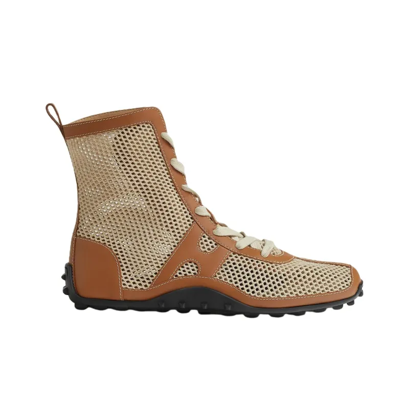 HERMES Kiatsu High-Top Casual Shoes Women's Brown-1