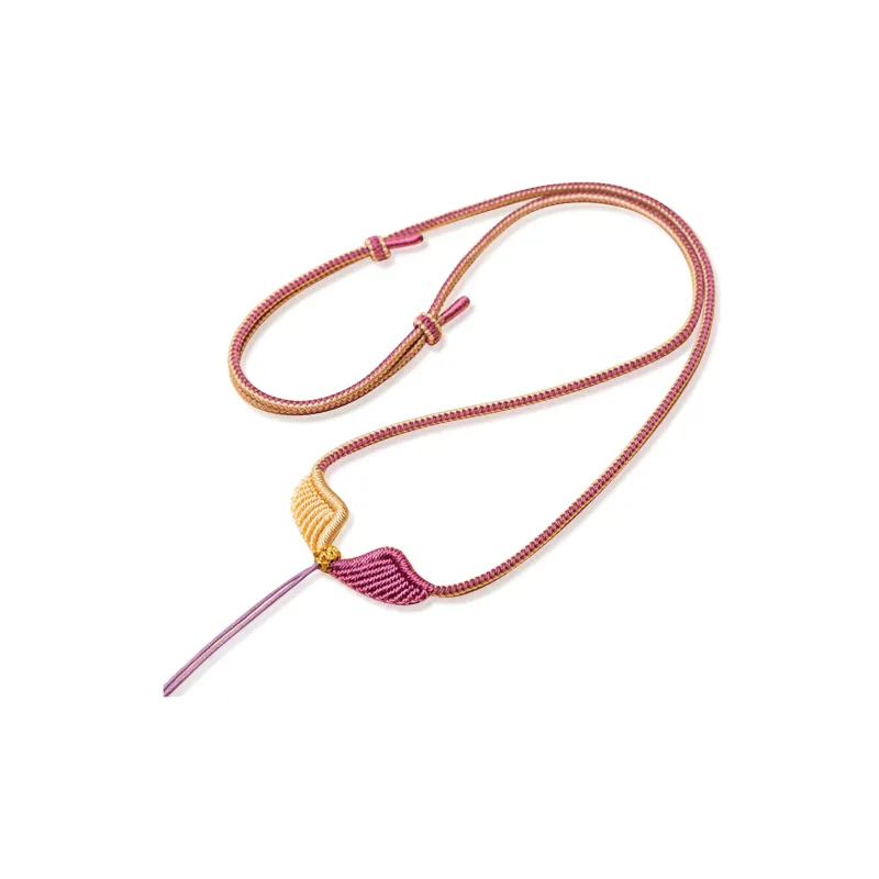 Moon Jewelry Braided String Necklaces Unisex-0