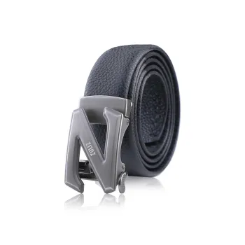 ZULIZ Top Grain Cow Leather Belts Men's Width 3.5cm