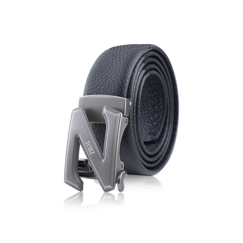 ZULIZ Top Grain Cow Leather Belts Men's Width 3.5cm-0