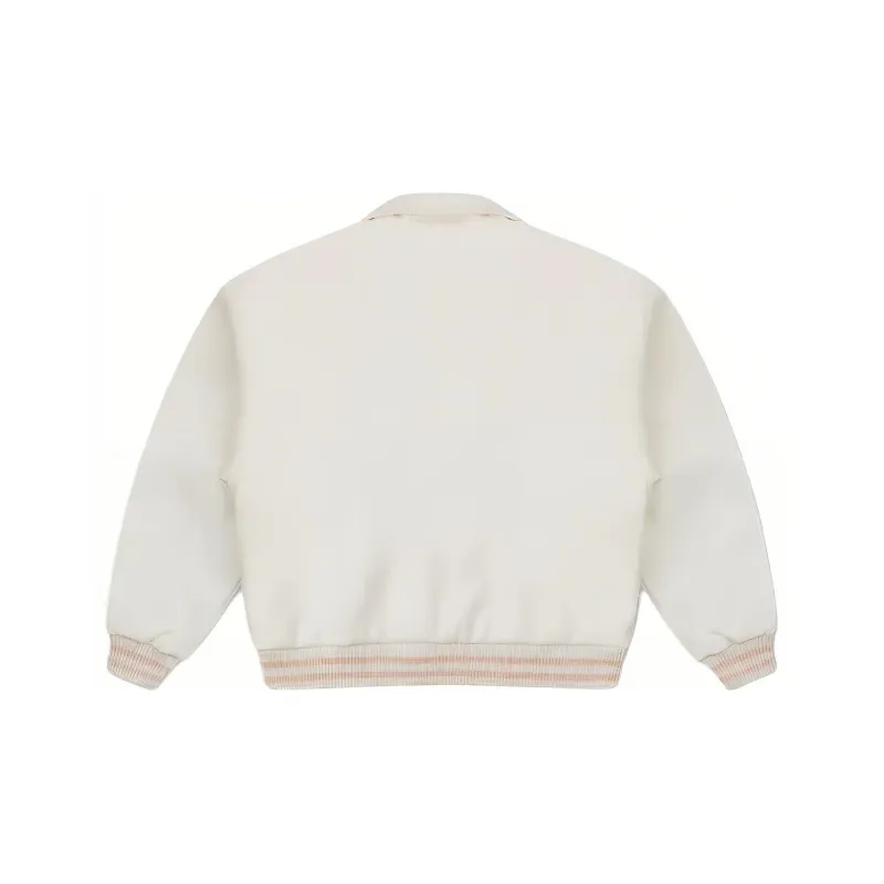 Converse Baseball Jacket Women's Milk White-1