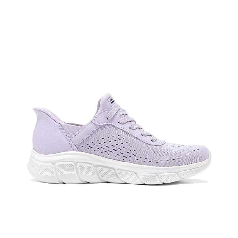 Skechers Slip Ins Anti Slip Wear Resistant Low Top Casual Shoes Women's Purple-1