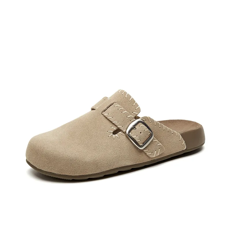 EBLAN Rubber Sole Odor-Resistant Wrap-toe Slippers Women's-15