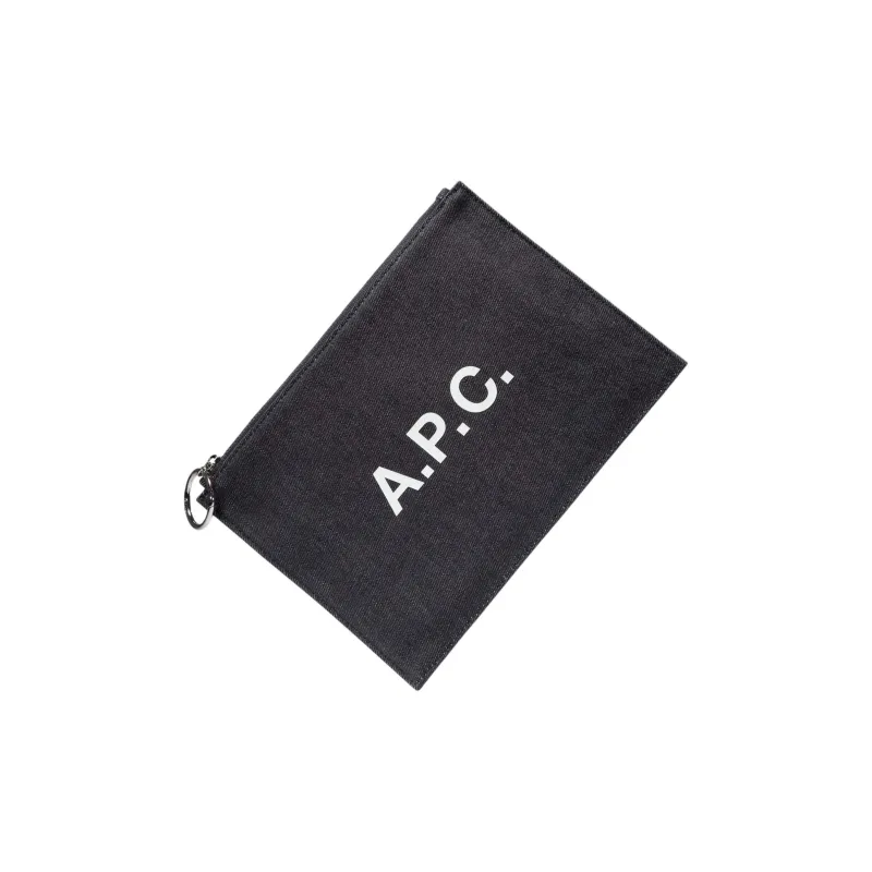 A.P.C Cotton Clutch Unisex Indigo-2