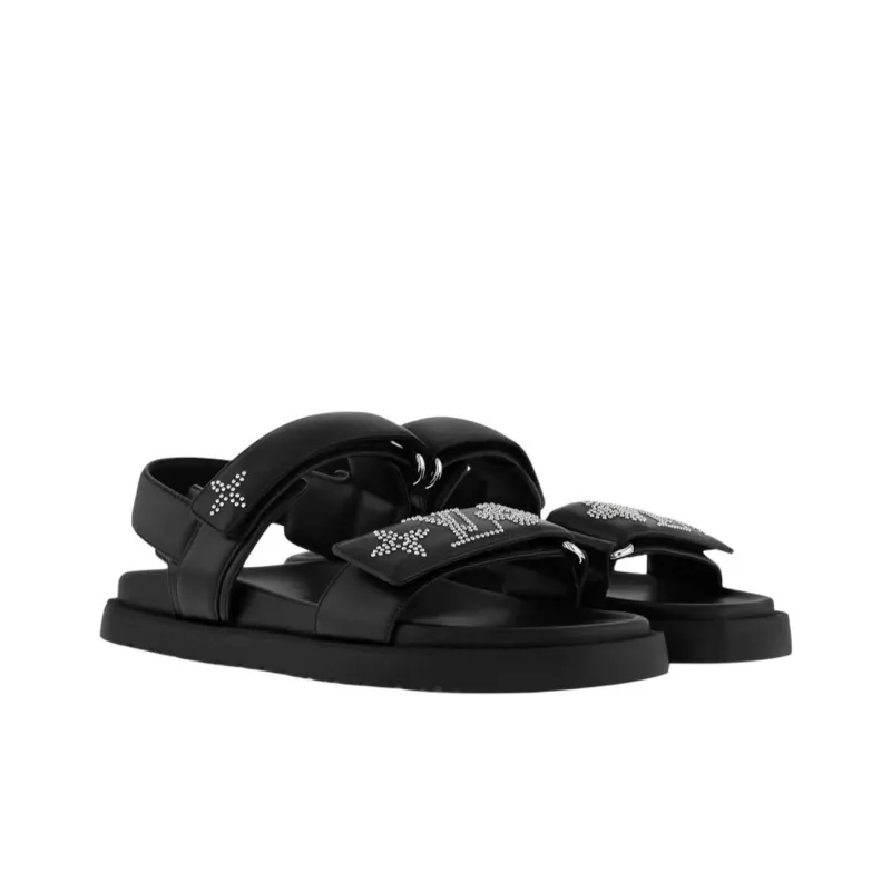 LOUIS VUITTON Sunset Strap Sandals Women's Black-2