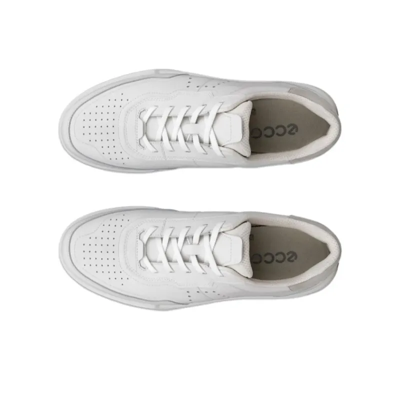 Ecco Street Court Low-Top Casual Shoes Men's White-3