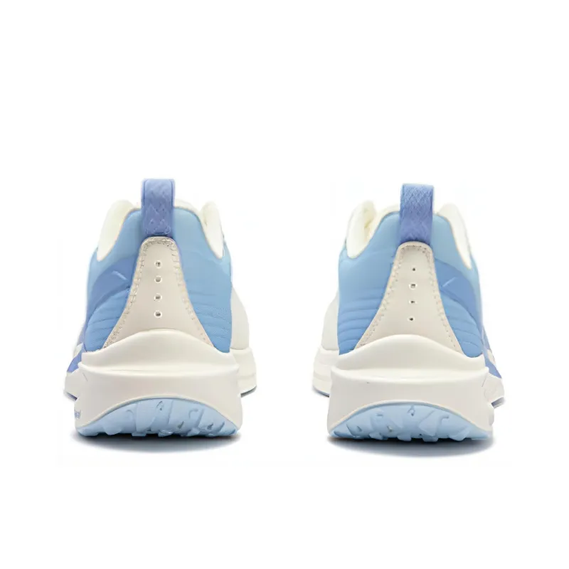 361° FlyFish 1 Cushioning Wear Resistant Low Top Running Shoes Men's White Blue-2