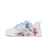 White-Crisscross Strap-Cloud Breeze Paradise-ZLJ2021D