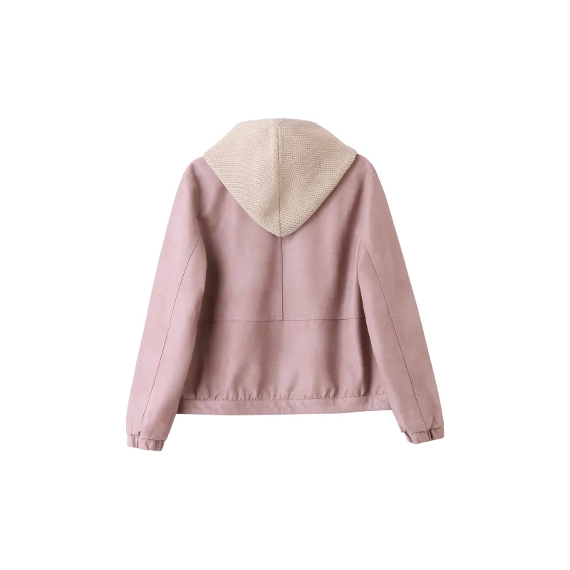 Yi Mengyuan Leather Jacket Women's-1