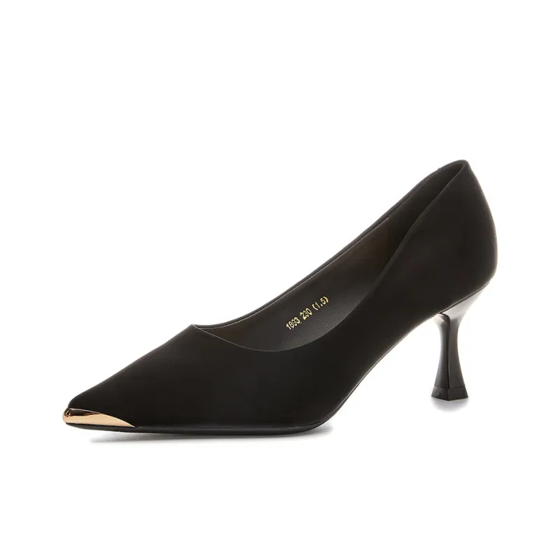 POOQ Slim Heel High Heels 6CM Women's-1