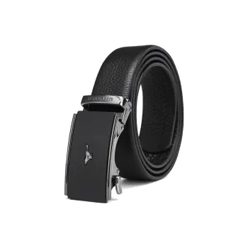 SEPTWOLVES Cow Leather Leather Belts Men's Width: 3.5cm