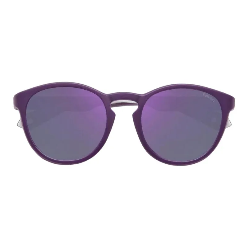 Polaroid Nylon Round Sunglasses Unisex Purple-3