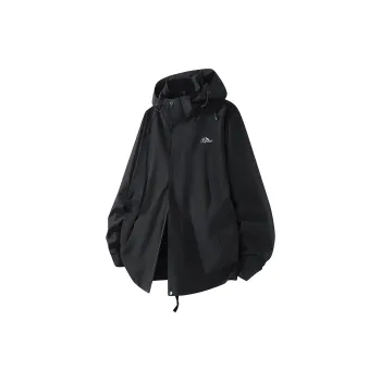 Kepu Waterproof And Windproof To Keep Warm Windbreaker Jacket Unisex Black