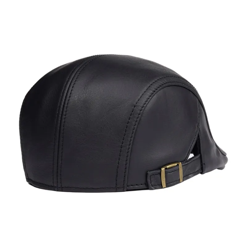 PIERRE CARDIN Cow Leather Berets Men's-3