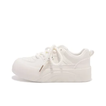 SNXR Anti Slip Wear Resistant Low Top Skateboard Shoes Women's Beige
