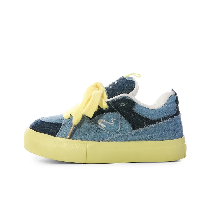 Lovely You Lightweight Wear-Resistant And Slip-Resistant Low-Top Skateboard Shoes Women's-13