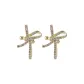 Bowknot Clip-on Earrings 1 Pack[Gold]eh-3265.ebB