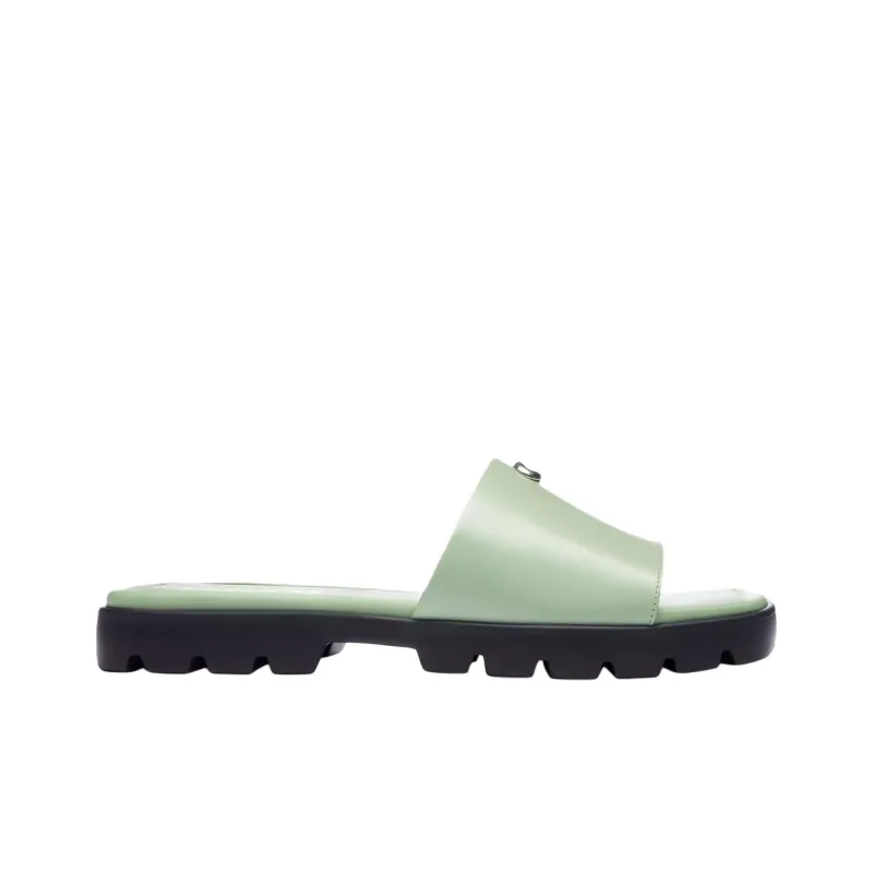 COACH Slip Resistant Slide Slippers Women's Green-1