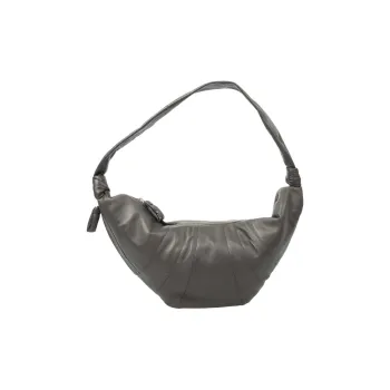 Lemaire Lambskin Shoulder Bag Large Size Women's Dark Brown
