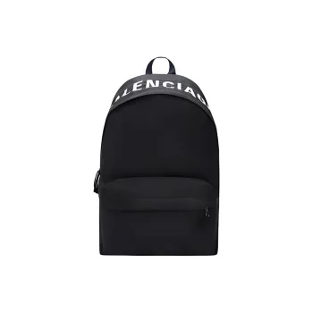 Balenciaga Nylon Fabric Backpack Men's Black