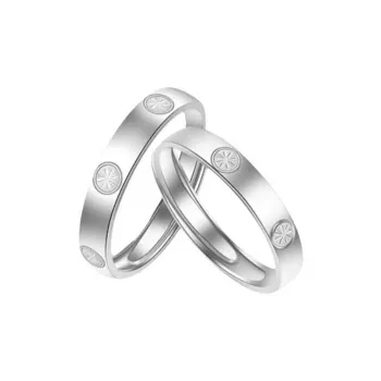 Welcome To The Treasure Alloy Rings Unisex