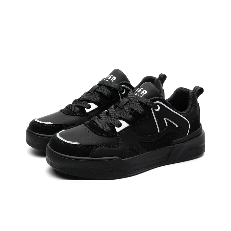 JEEP SPIRIT Skateboard Shoes Men Low Top White-2