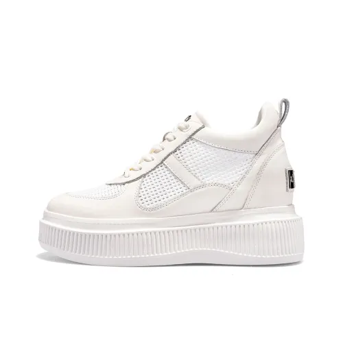 IiJin Low Top Woven Cut Out Trendy Sneakers & Casual Shoes Women's