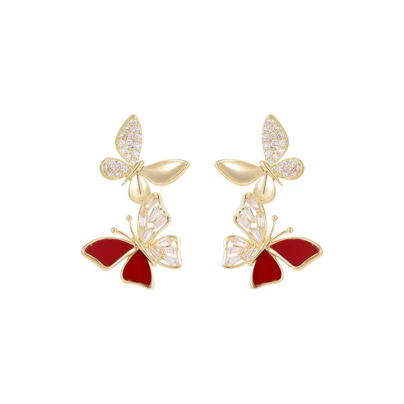 VIOLET Copper Alloy Earrings Women's-0